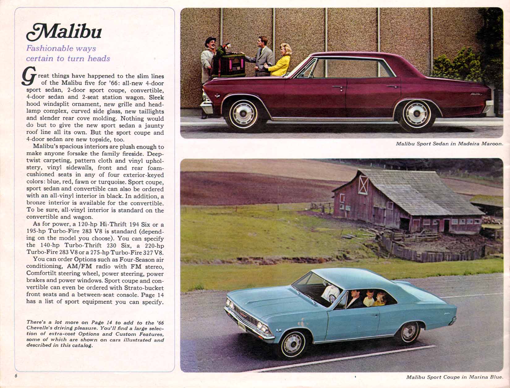 1966 Chev Chevelle Brochure Page 6